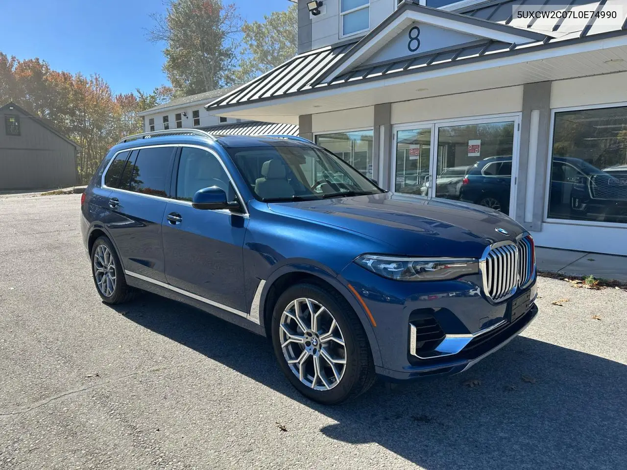 2020 BMW X7 — Copart lot #73358626