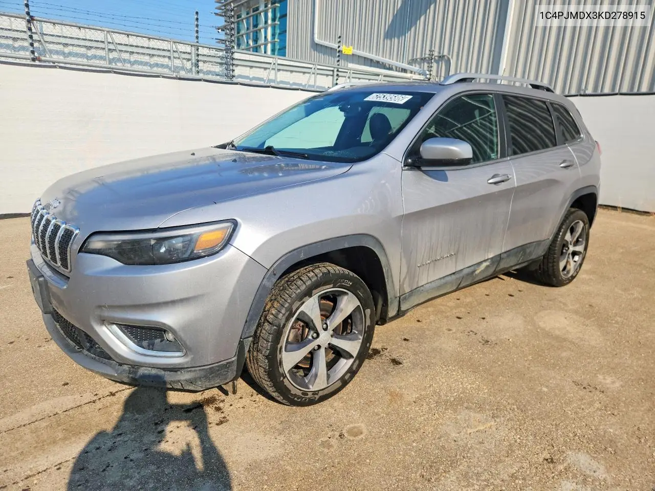 2019 Jeep Cherokee — Copart lot #62539586