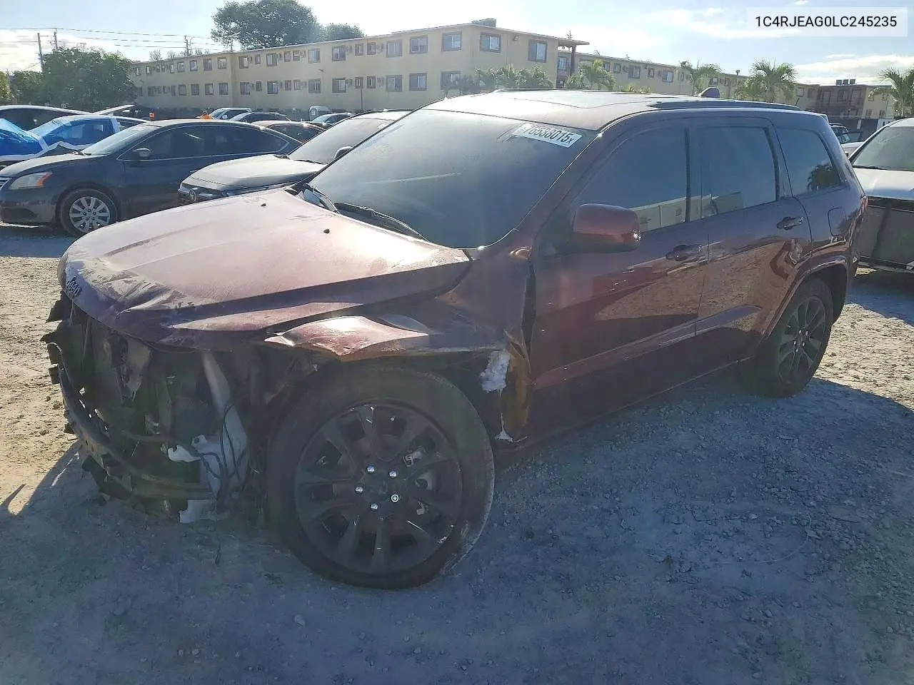 2020 Jeep Grand Cherokee — Copart lot #62154106
