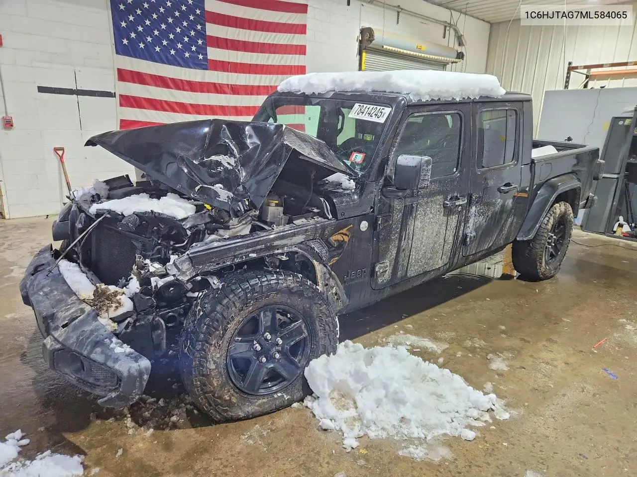 2021 Jeep Gladiator — Copart lot #78414245