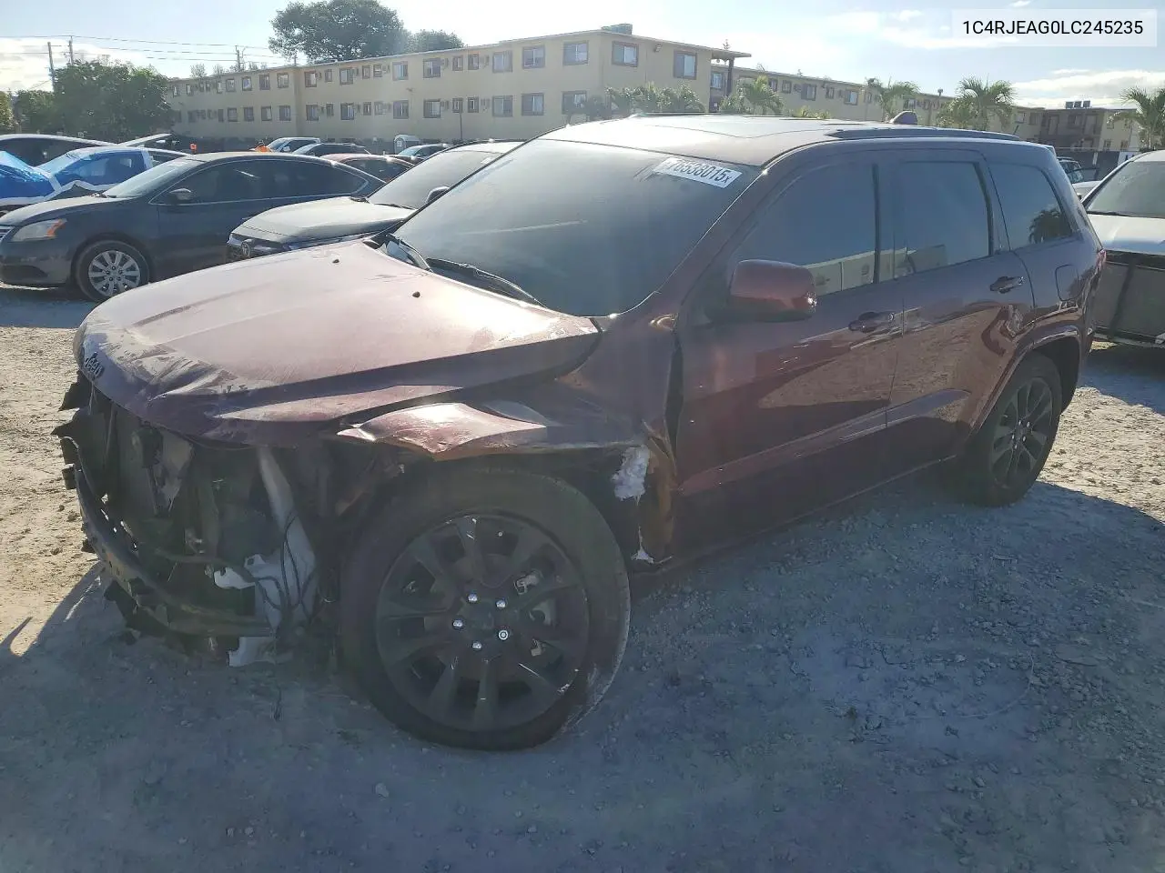 2020 Jeep Grand Cherokee — Copart lot #76538015