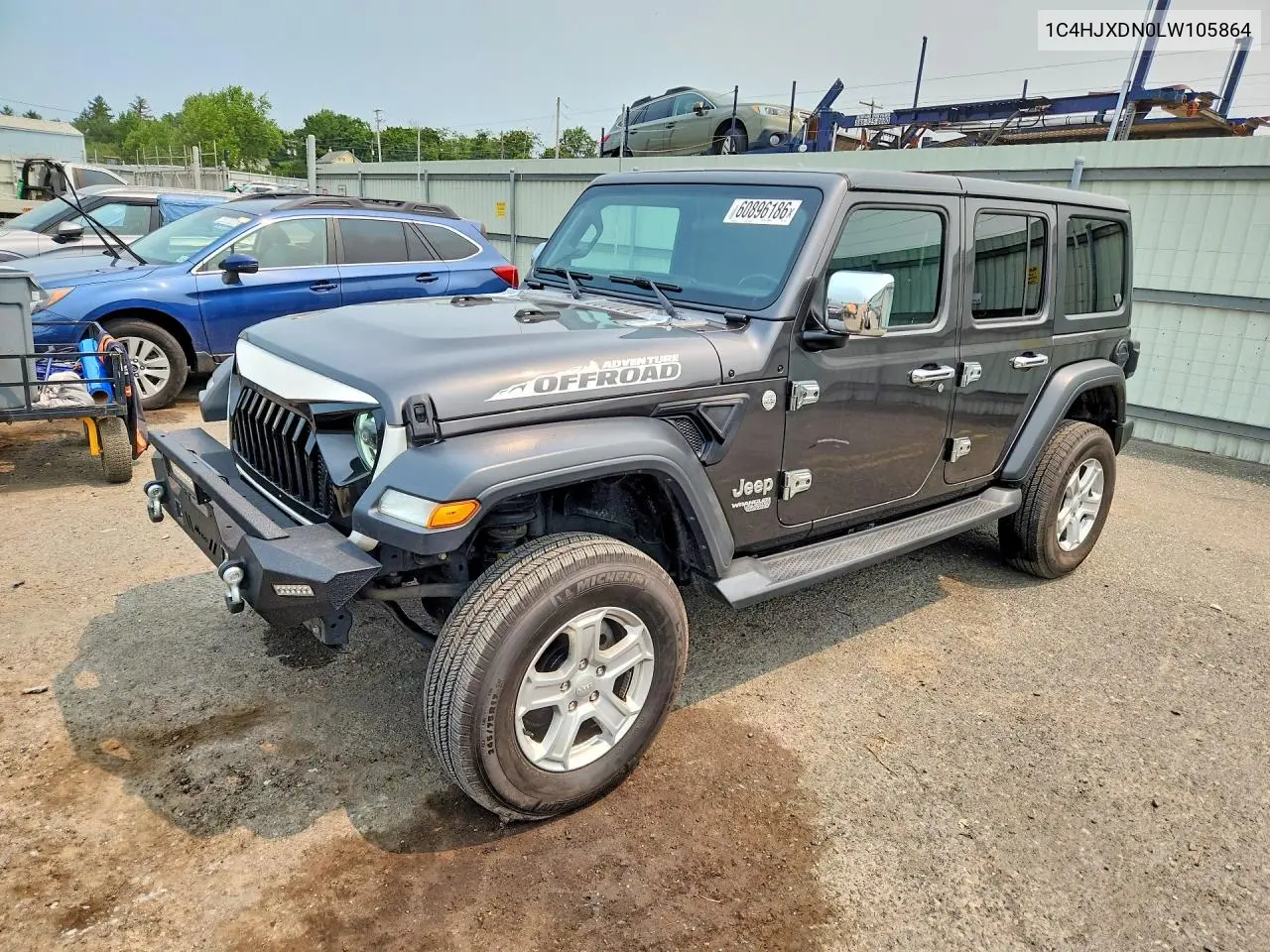 2020 Jeep Wrangler — Copart lot #60896186
