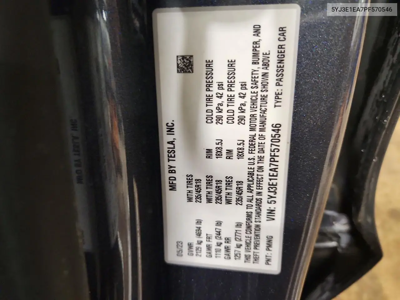 2023 Tesla Model 3