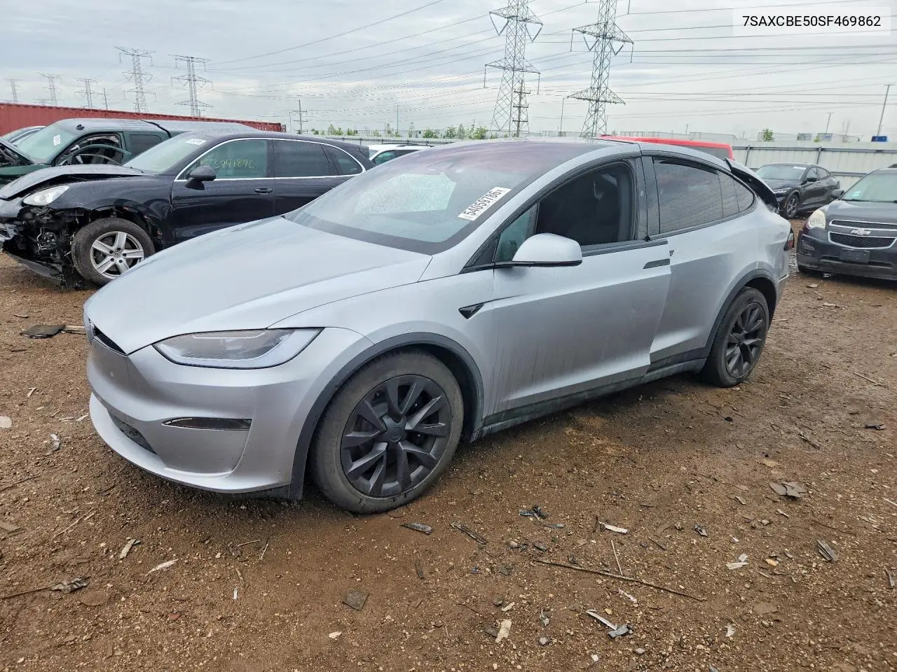 2025 Tesla Model X — Copart lot #54059786