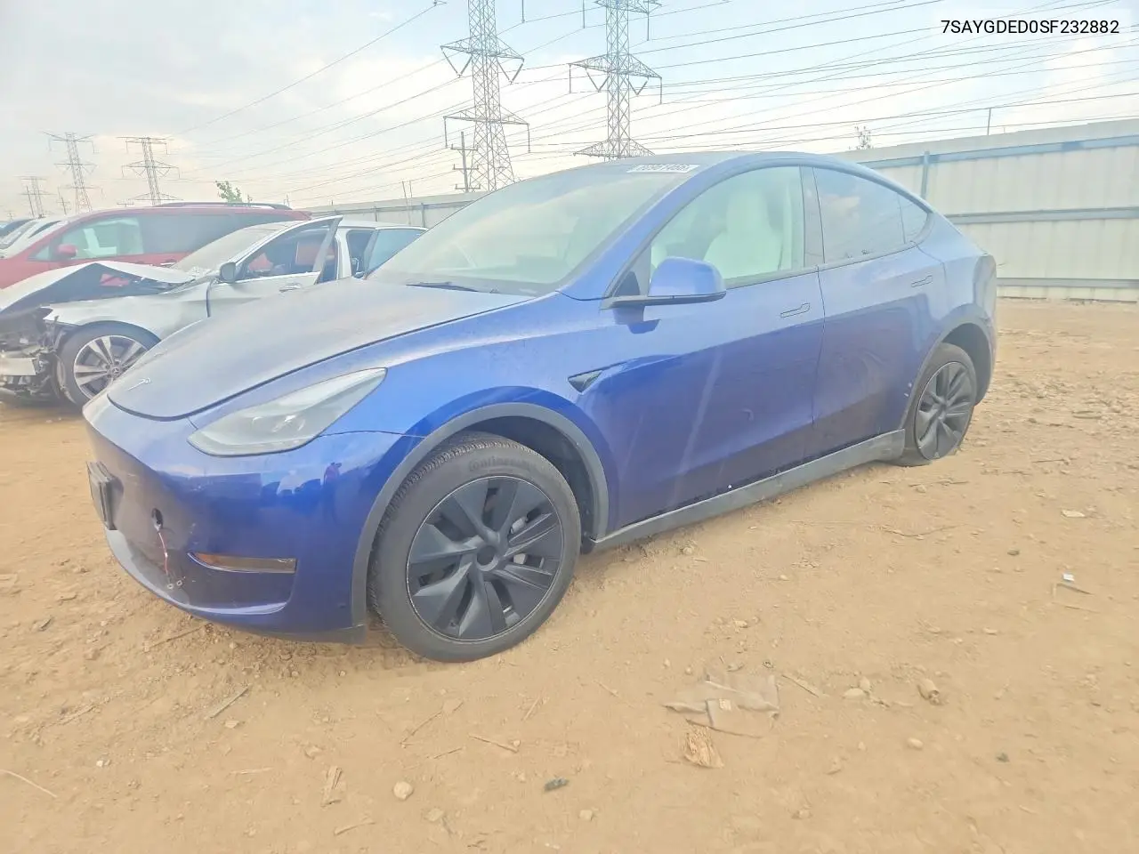 2025 Tesla Model Y — Copart lot #60961466