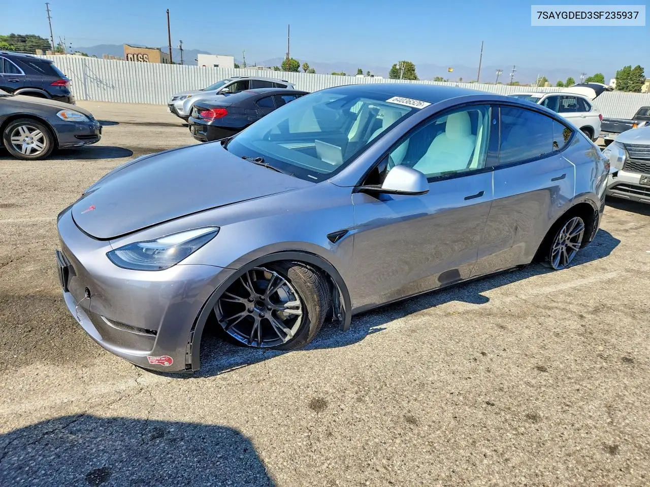 2025 Tesla Model Y — Copart lot #64036526