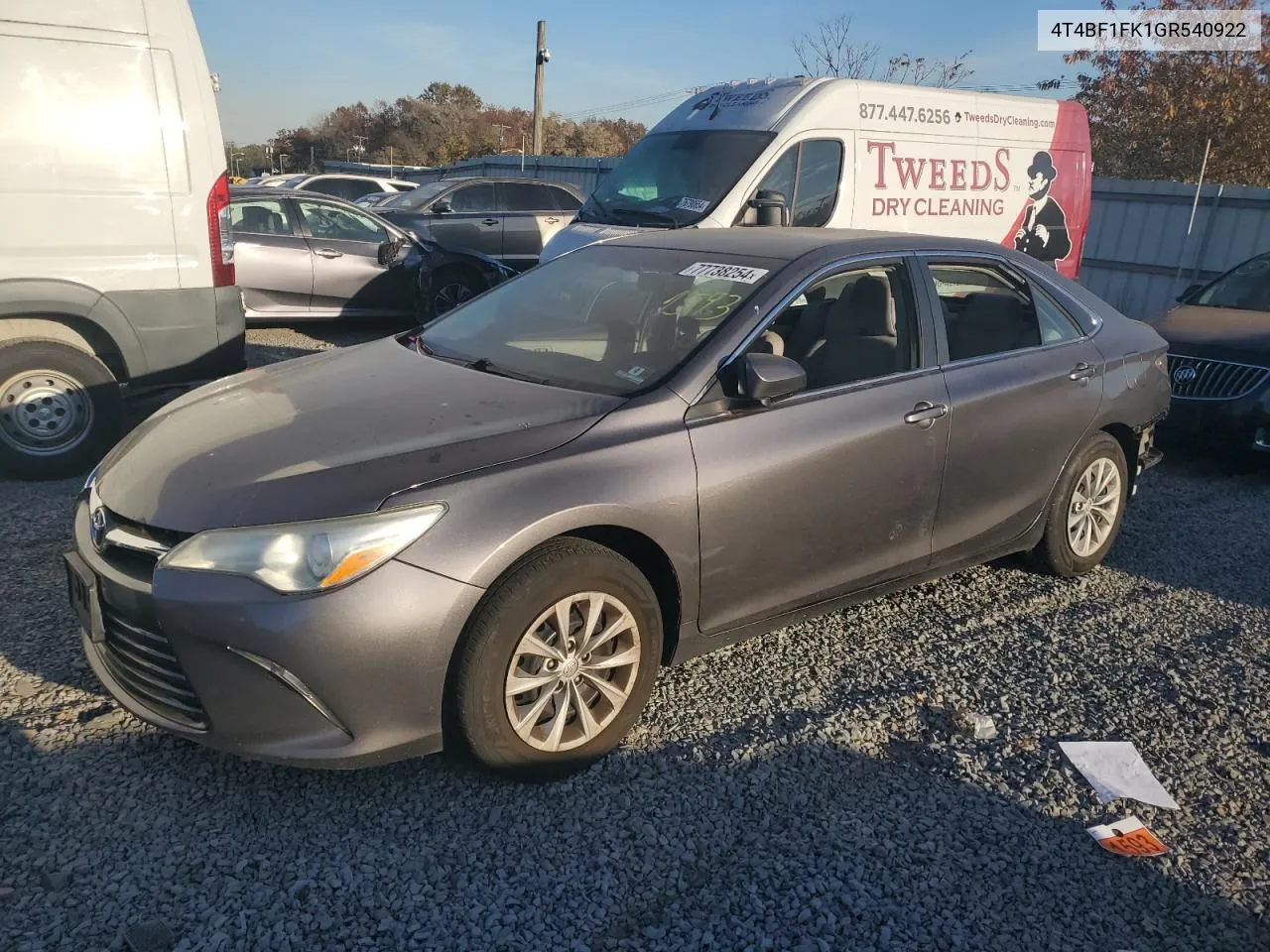 2016 Toyota Camry