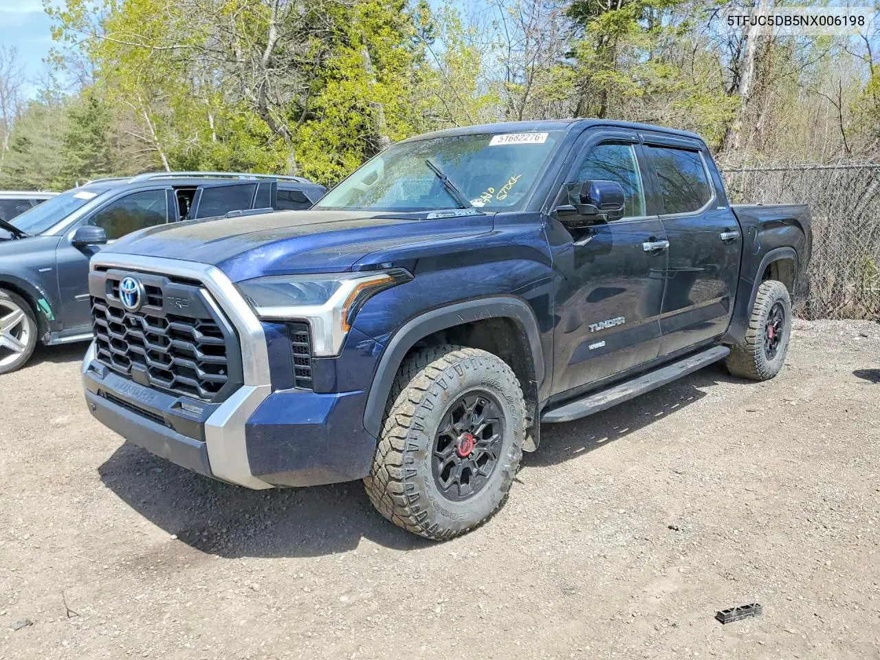2022 Toyota Tundra — Copart lot #51682276