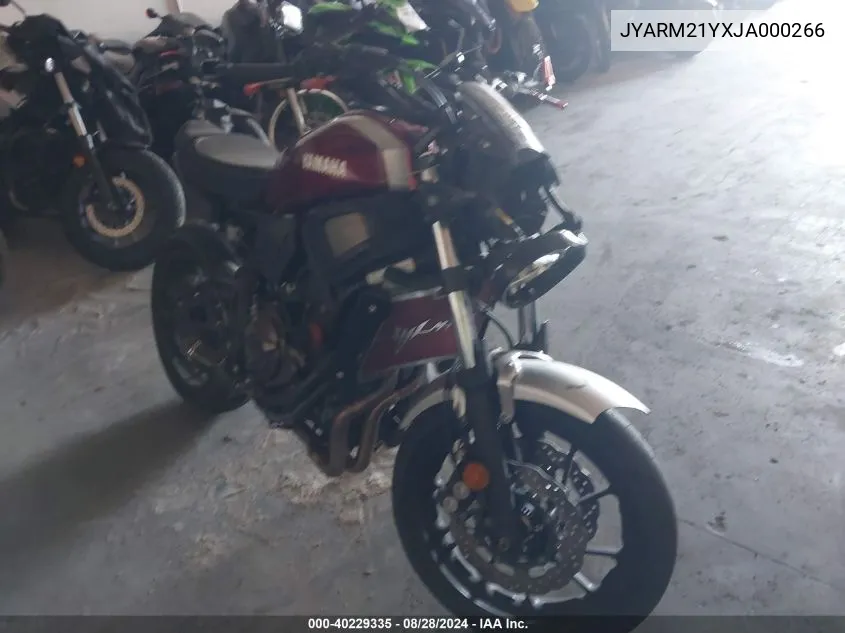 2018 Yamaha xsr