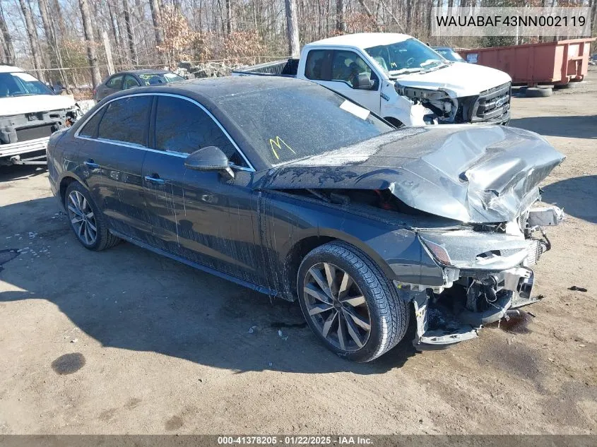 2022 Audi A4
