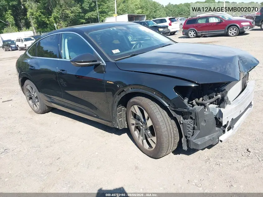 2021 Audi e-tron Sportback