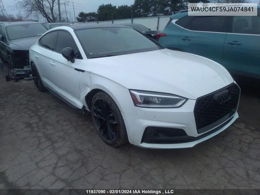 2018 Audi S5 — IAAI lot #11937090