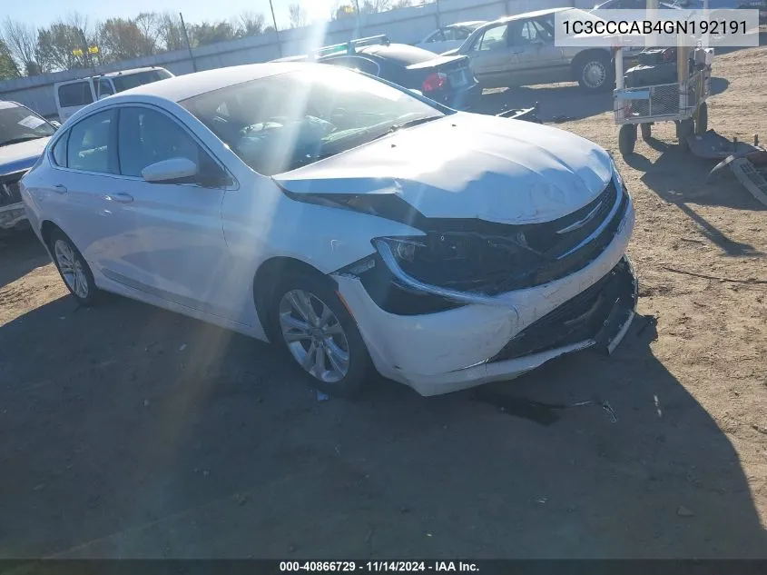 2016 Chrysler 200