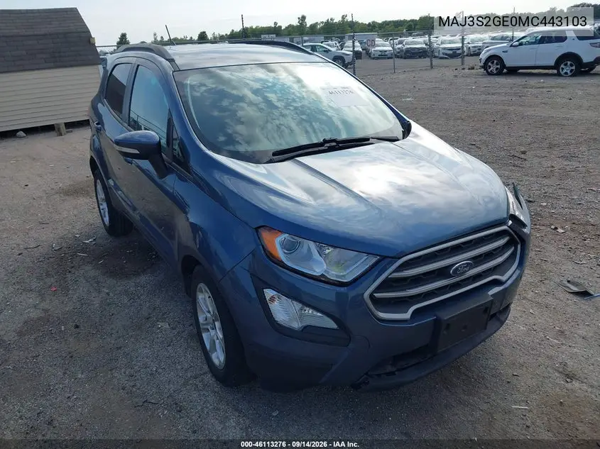 2021 Ford EcoSport