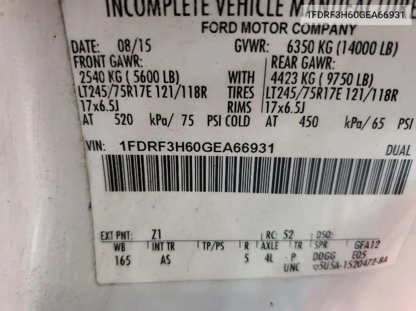 2016 Ford F350