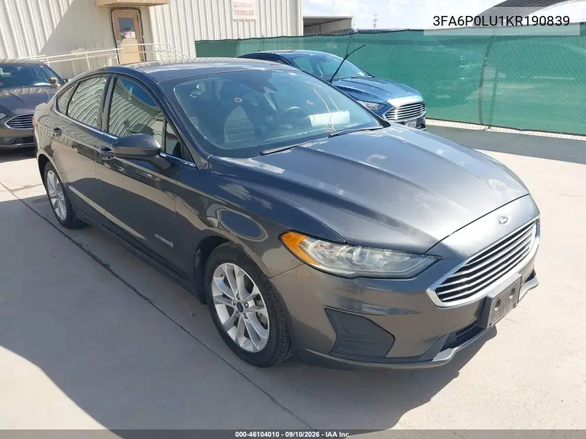 2019 Ford Fusion