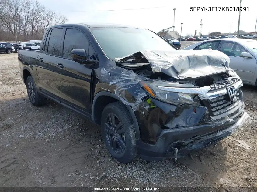 2019 Honda Ridgeline