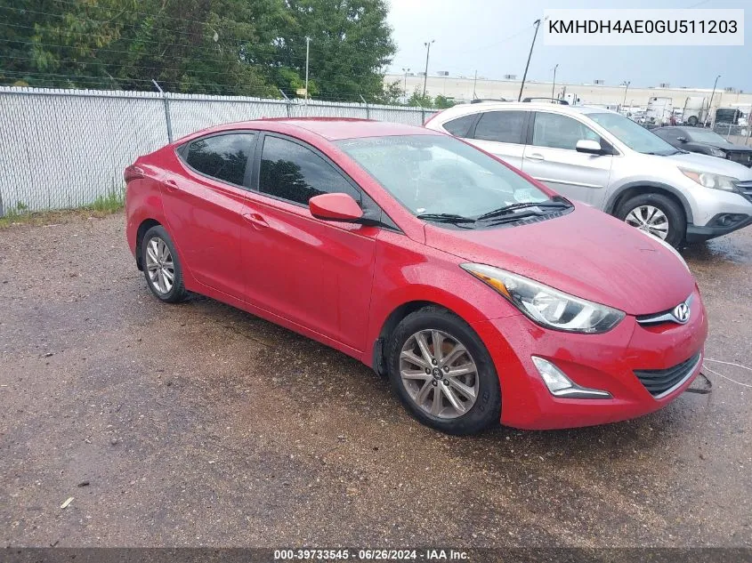 2016 Hyundai Elantra