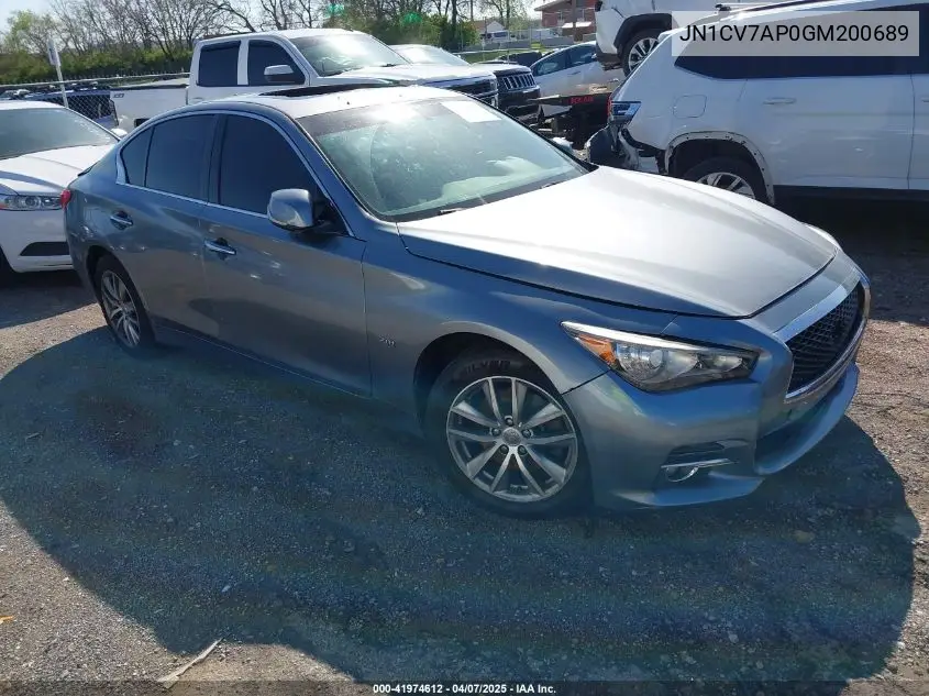 2016 Infiniti Q50