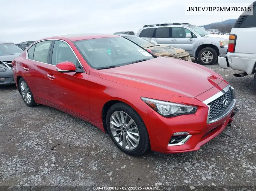2021 Infiniti Q50