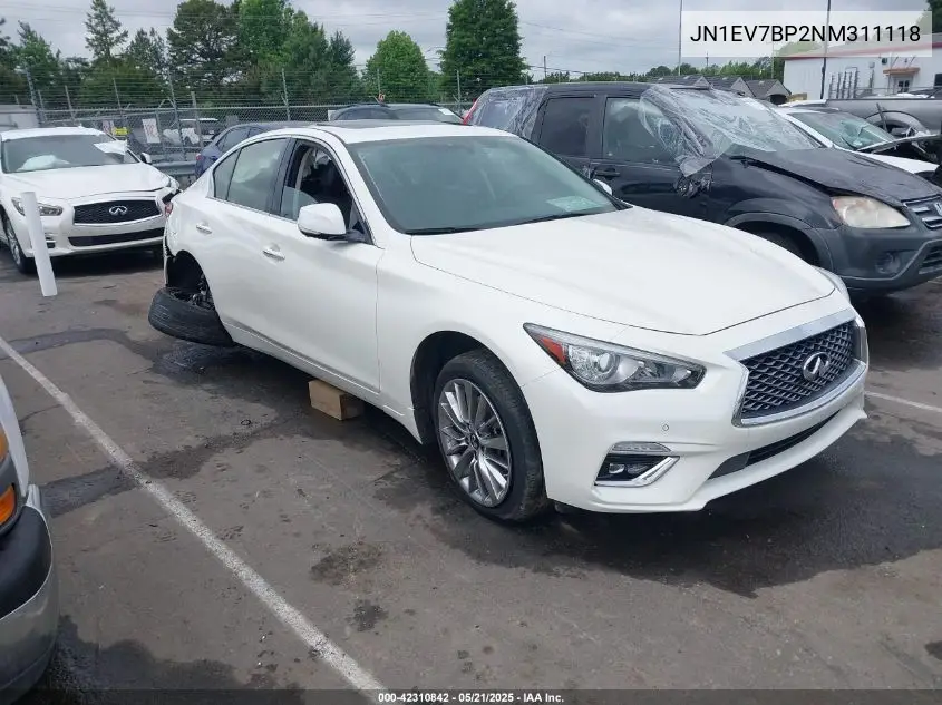 2022 Infiniti Q50