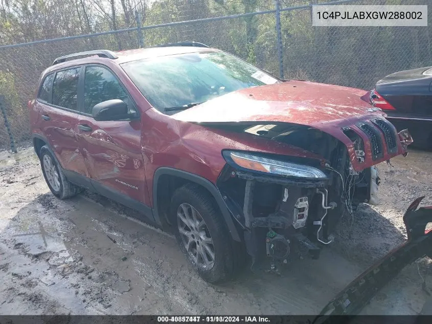 2016 Jeep Cherokee