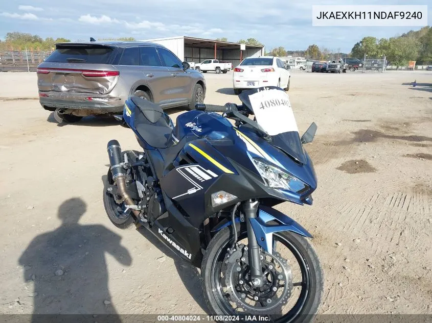 2022 Kawasaki ninja