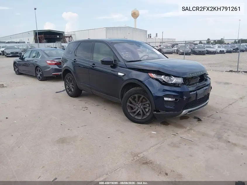 2019 Land Rover Discovery Sport — IAAI lot #45819395