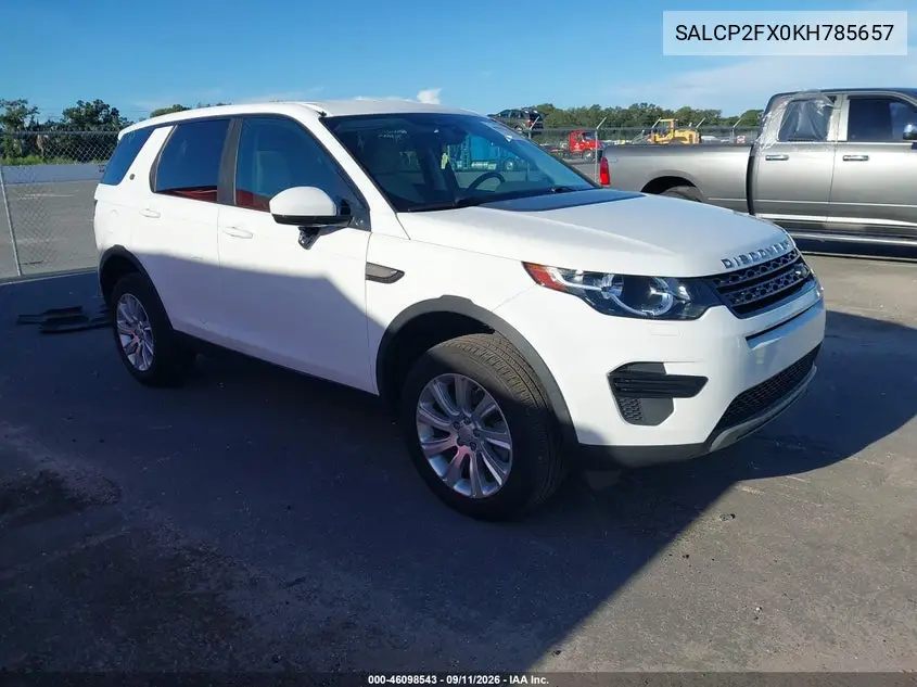 2019 Land Rover Discovery Sport