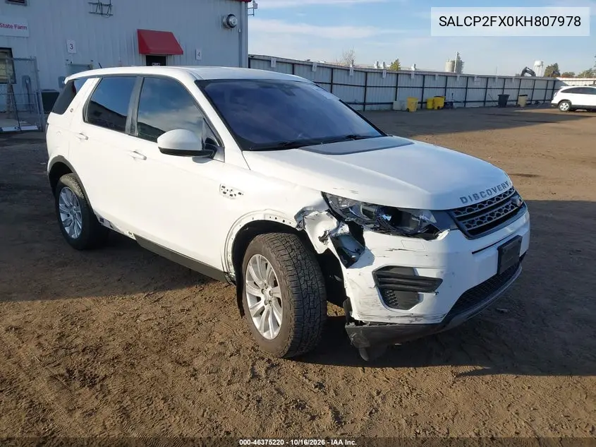 2019 Land Rover Discovery Sport