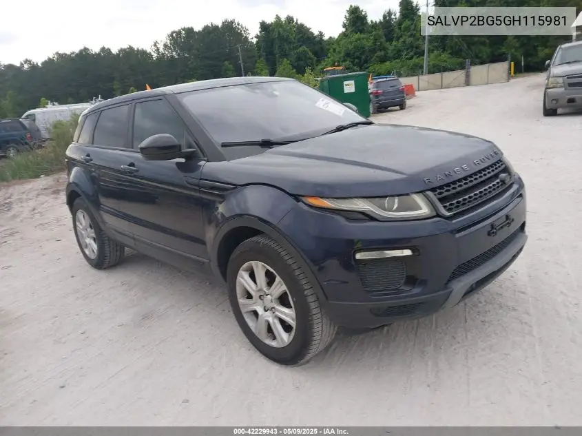 2016 Land Rover Range Rover Evoque