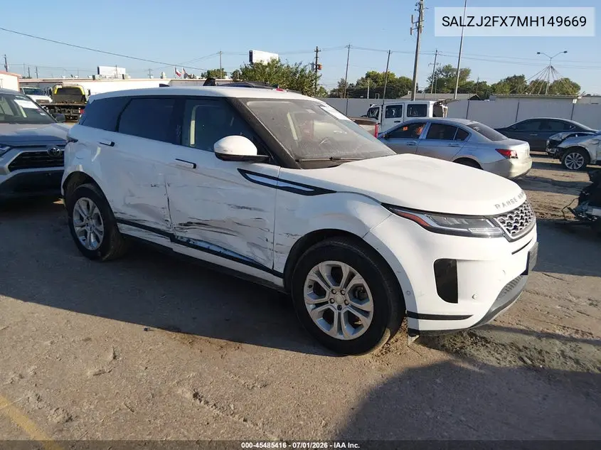 2021 Land Rover Range Rover Evoque