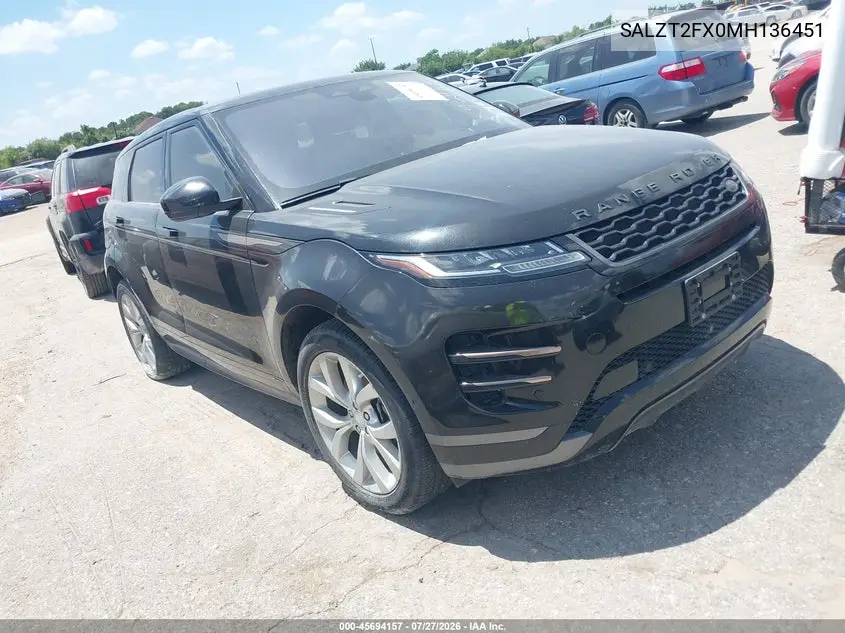 2021 Land Rover Range Rover Evoque