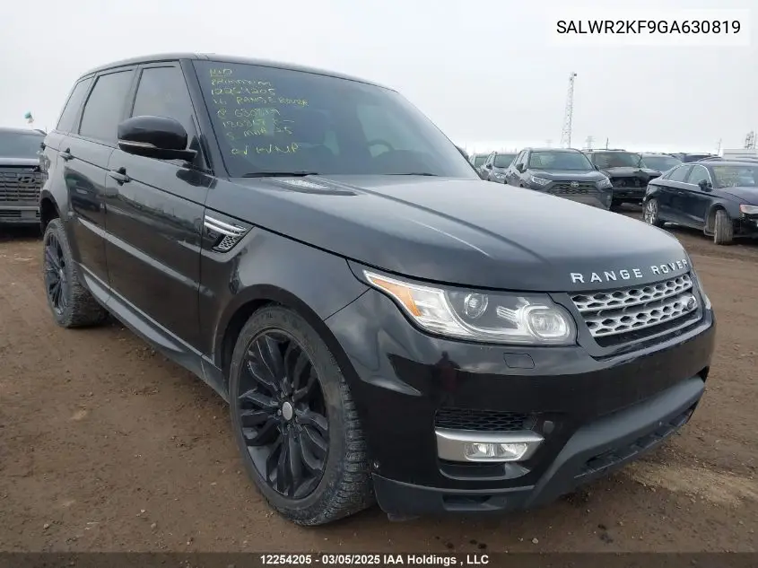 2016 Land Rover Range Rover Sport