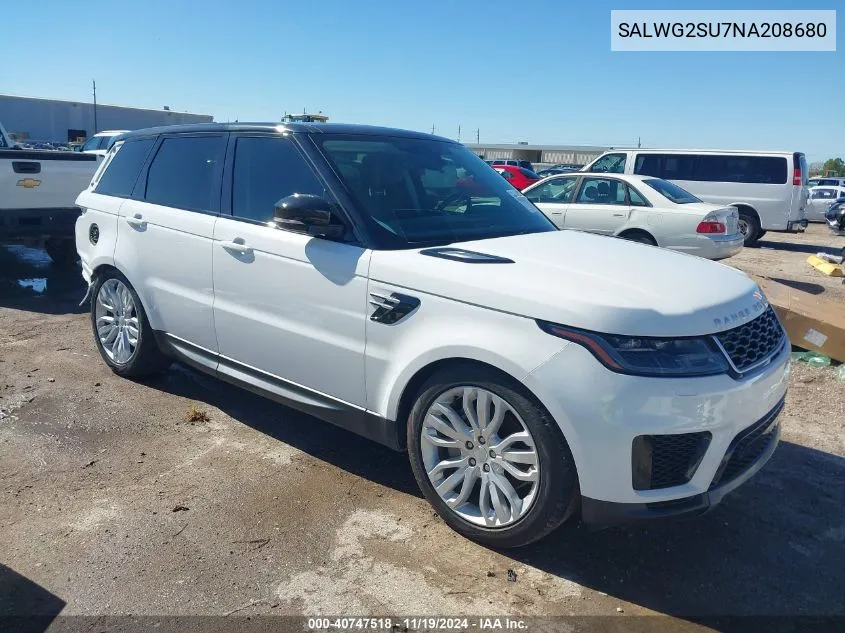 2022 Land Rover Range Rover Sport