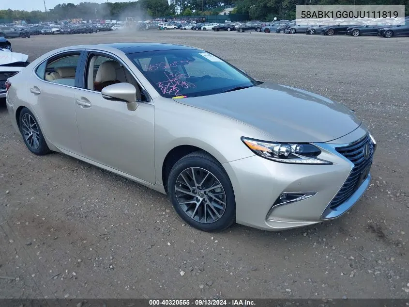2018 Lexus ES