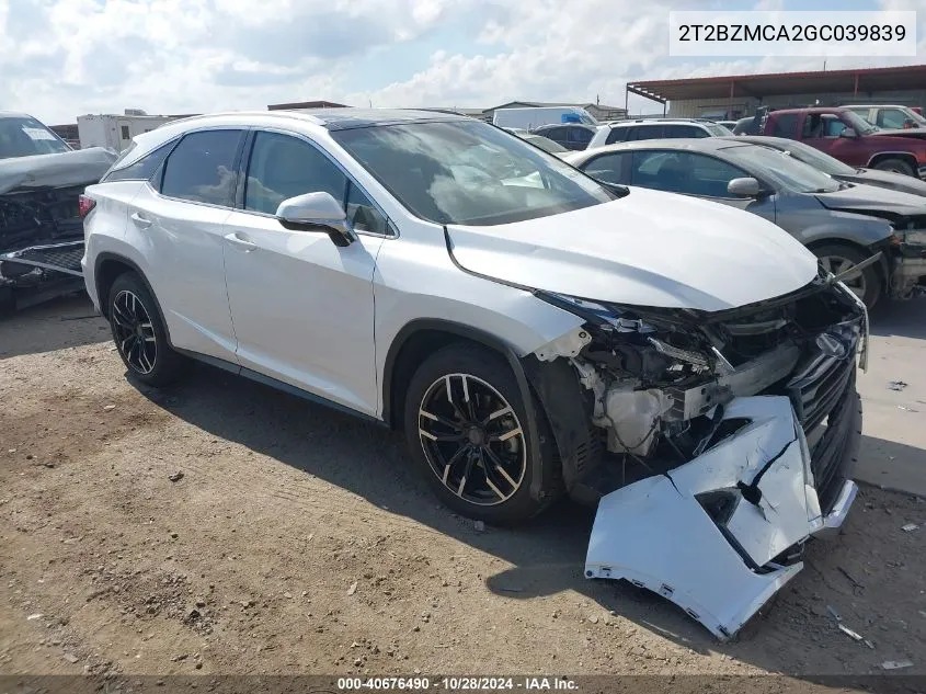 2016 Lexus RX