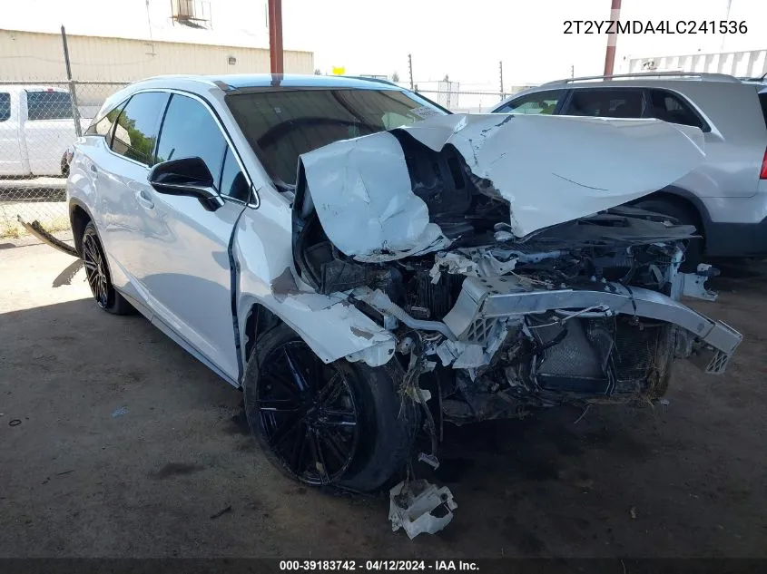 2020 Lexus RX — IAAI lot #39183742