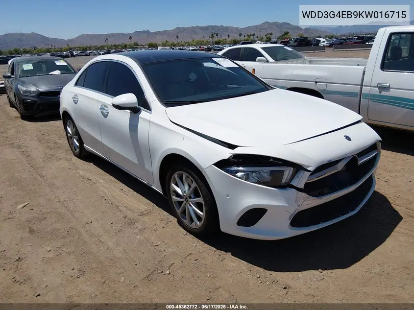 2019 Mercedes-Benz A-klasse