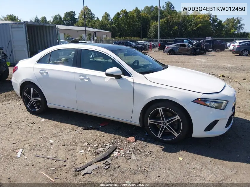 2019 Mercedes-Benz A-klasse