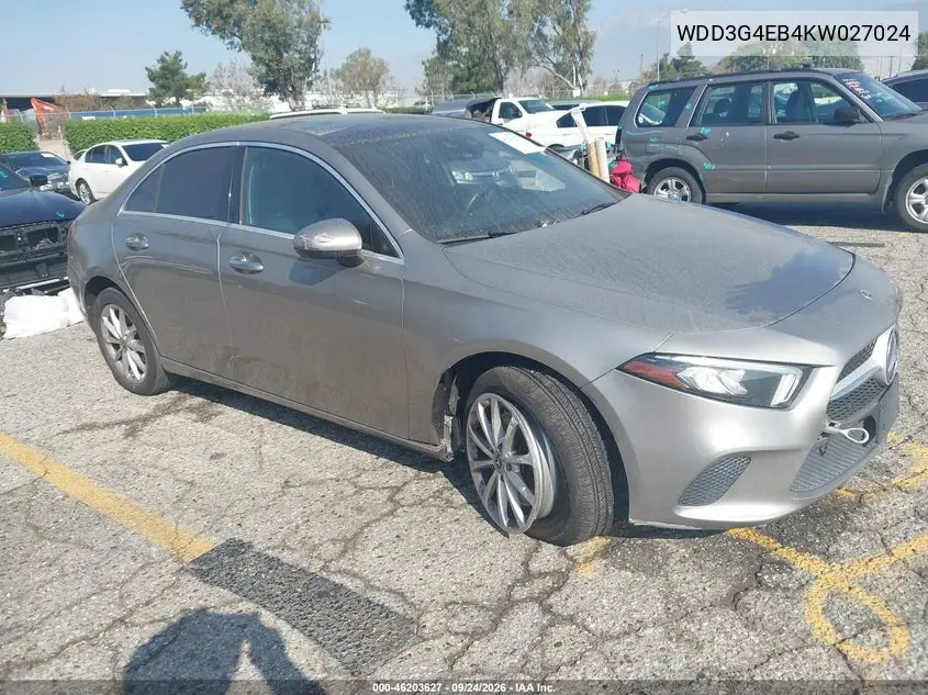 2019 Mercedes-Benz A-klasse