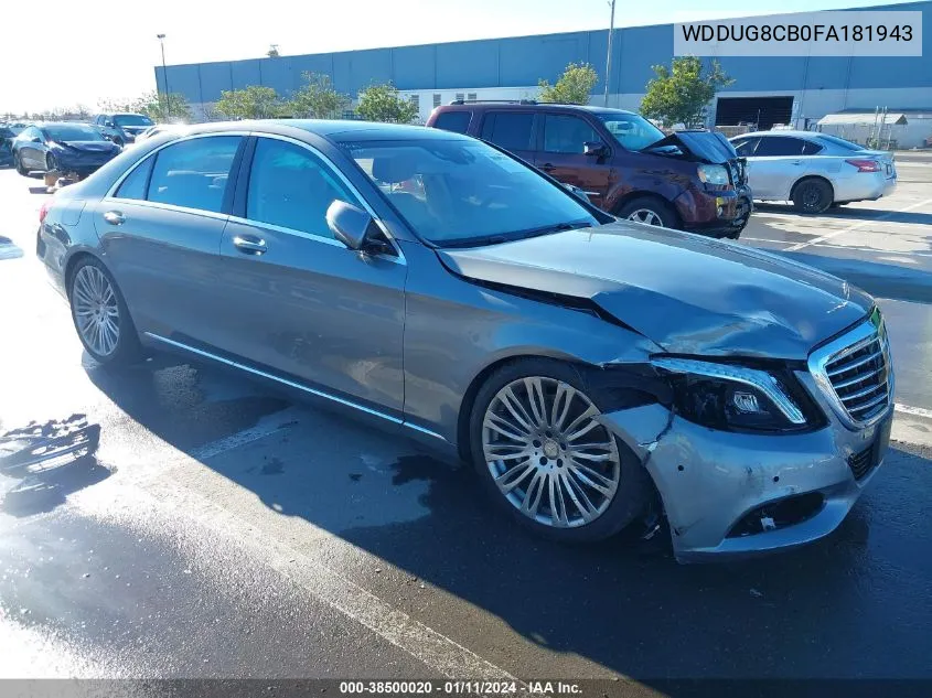 2015 Mercedes-Benz S-klasse