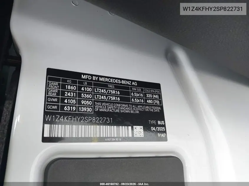2025 Mercedes-Benz Sprinter