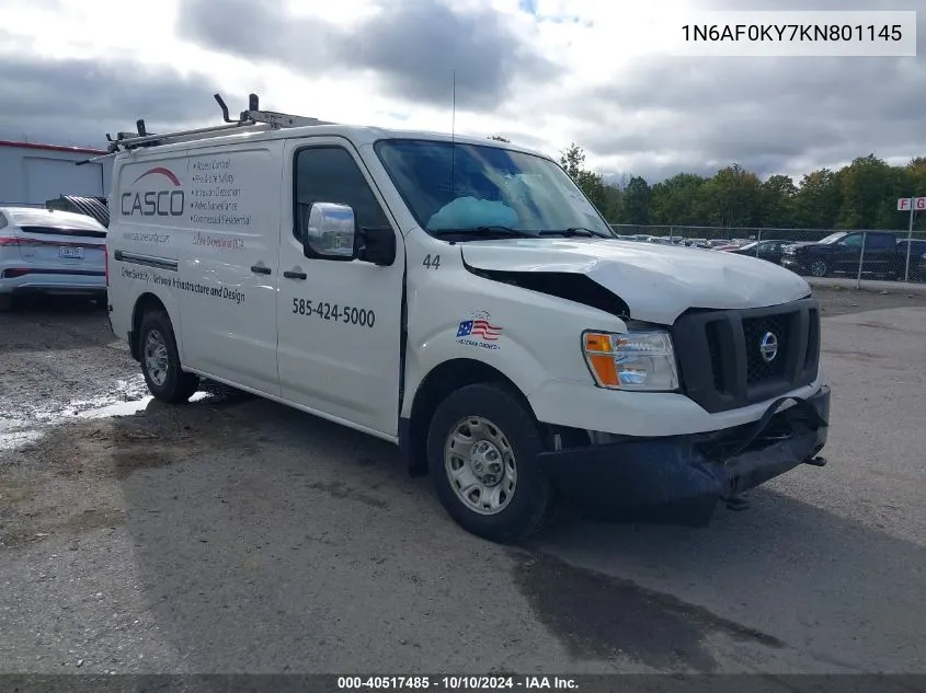 2019 Nissan NV