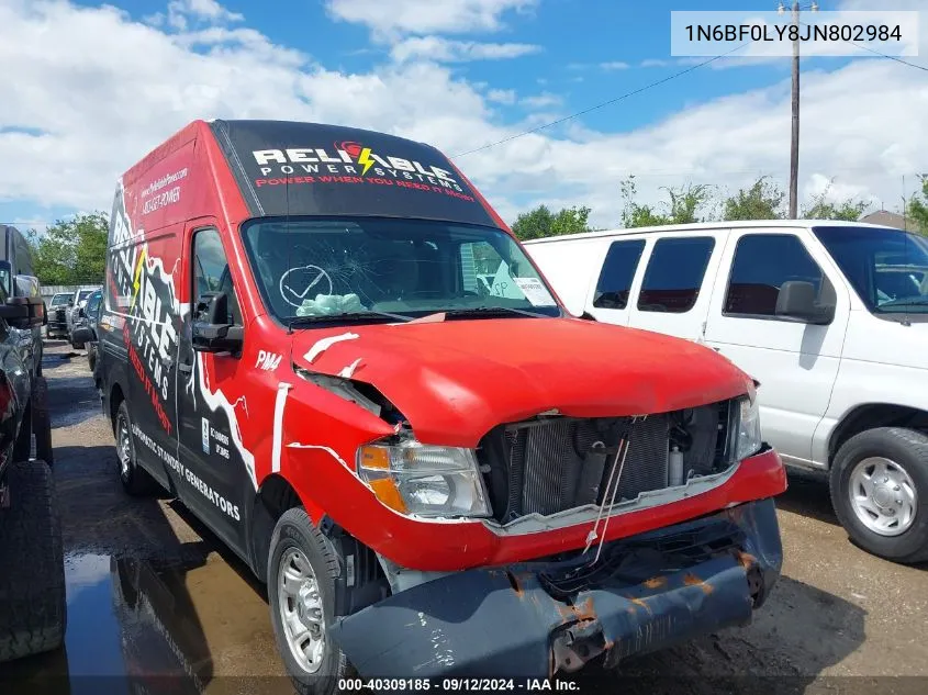 2018 Nissan NV