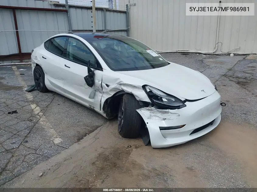 2021 Tesla Model 3