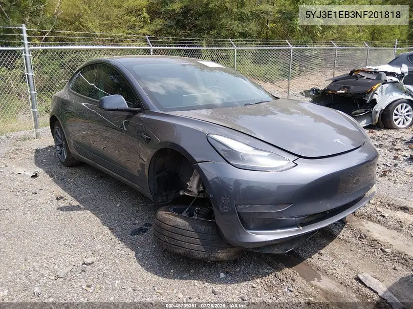 2022 Tesla Model 3