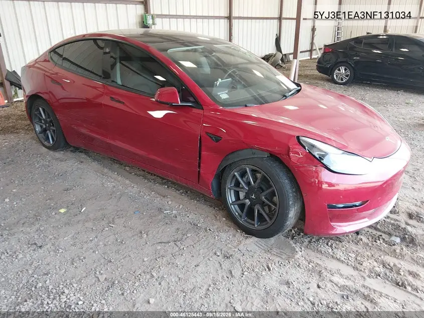 2022 Tesla Model 3