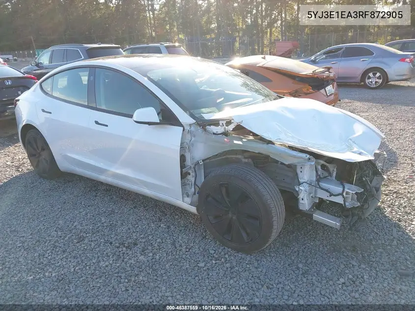 2024 Tesla Model 3 — IAAI lot #46387559
