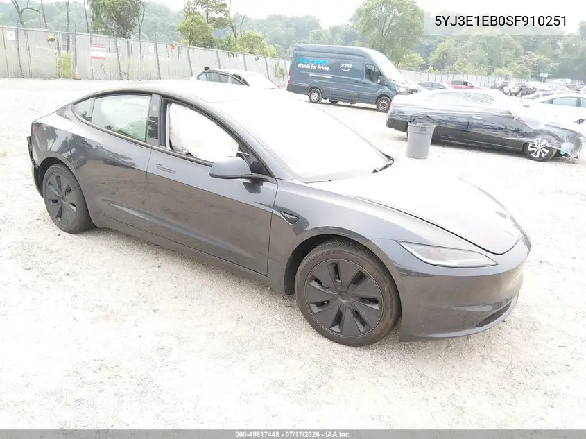 2025 Tesla Model 3
